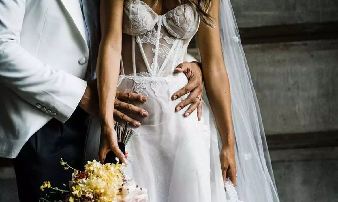 adorable corset wedding dress